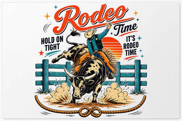 Download Rodeo Time Bull Riding PNG - Time Collection