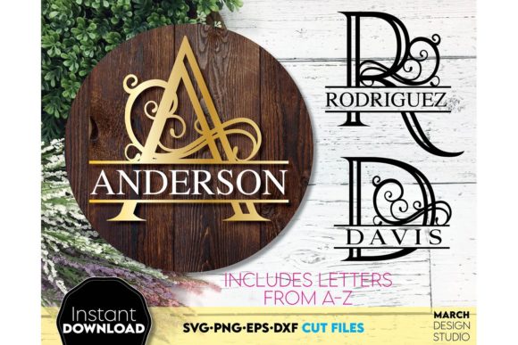 Download Split Monogram SVG, Monogram Letter SVG - Letter Collection