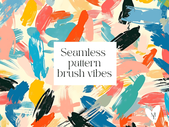 Download Seamless Pattern Brush Colorful Lines - Colorful lines Collection