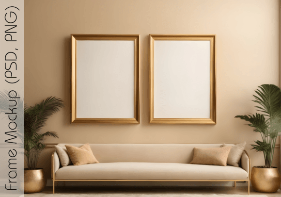 Download Two Digital Frame Mockup - Digital frame Collection