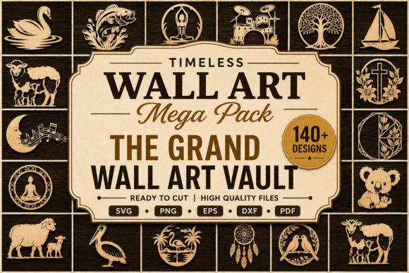 Download Timeless Wall Art Mega Pack SVG Bundle - Time Collection