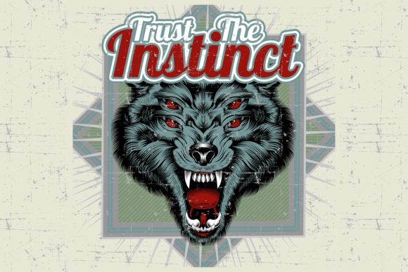 Download Wolf and Letter Trust the Instinct - Letter Collection