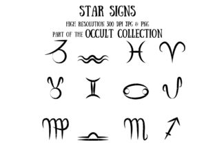 Download Occult Collection: Star Signs (symbols) - Symbol Collection