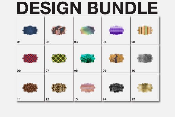 Download Label Frame SVG Sublimation Bundle - Label Collection