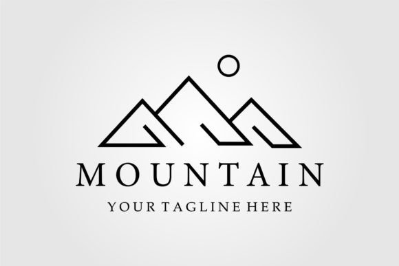 Download Mountain Logo Line Art, Icon and Symbol - Symbol Collection