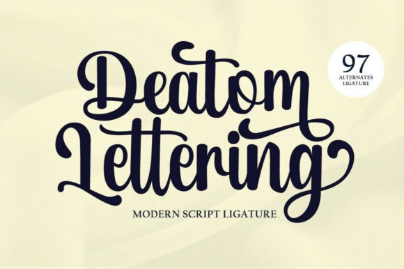 Download Deatom Lettering - Letter Collection