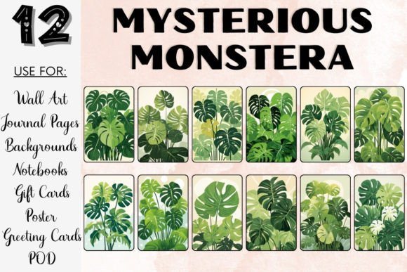 Download Mysterious Monstera Plant PNG Bundle - Mysterious Collection
