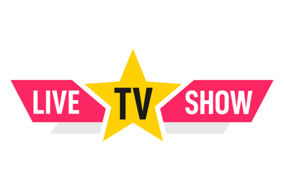 Download Live Tv Show Label. Color News Broadcast - Label Collection