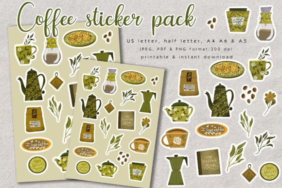 Download Coffee Time Cozy Sticker Pack - Time Collection