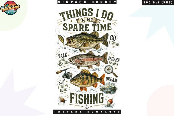 Download Things I Do in My Spare Time Fishing PNG - Time Collection