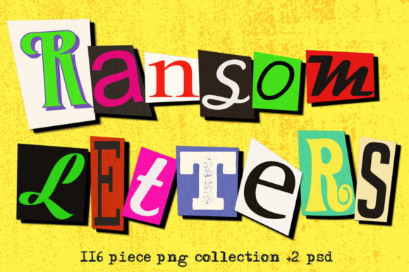 Download Ransom Letter Cutout Alphabet Set - Letter Collection