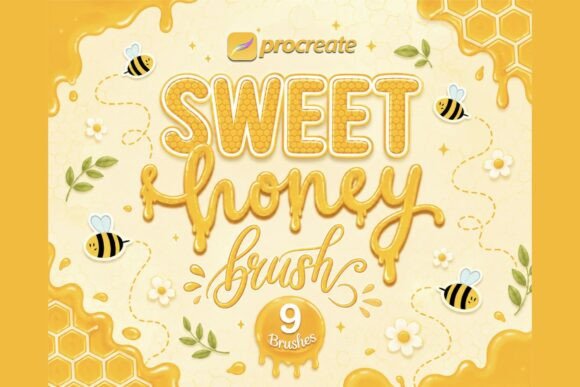 Download Procreate Honey Lettering Brushes - Letter Collection