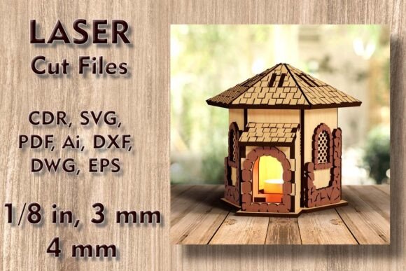 Download House Laser Cut Files Night Light Lamp - Light lamp Collection