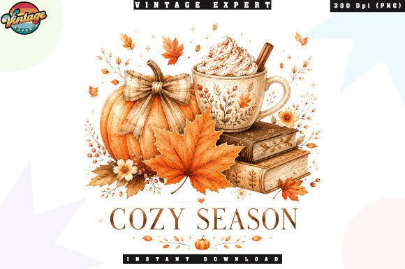 Download Cozy Season Fall Reading Time PNG - Time Collection