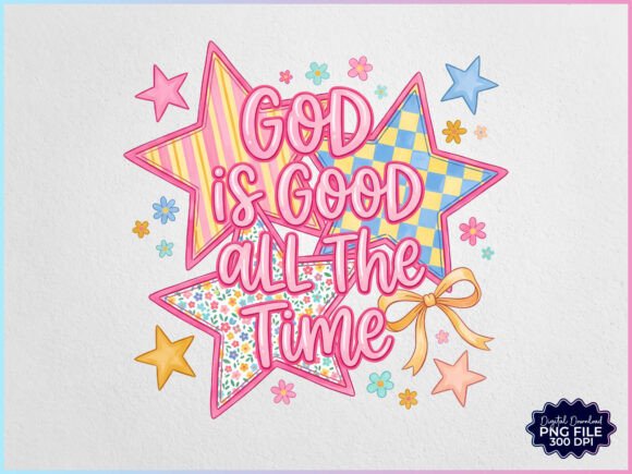 Download Preppy God is Good All the Time PNG - Time Collection