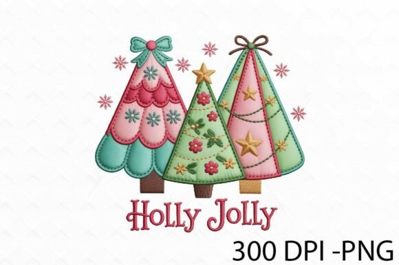 Download Holly Jolly Christmas Tree Png Design - Holly Collection