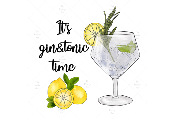 Download It's Gin and Tonic Time, Alcohol Drink - Time Collection