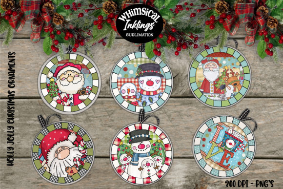 Download Holly Jolly Christmas Ornaments - Holly Collection